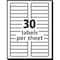 Avery File Folder Labels, TrueBlock, 1/3 Cut, 750/PK, White PK AVE8366 - alternate 5